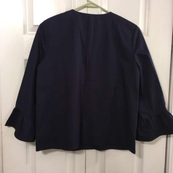 Draper James Grace & Charm Ruffled Waist Jacket - Picture 6 of 8